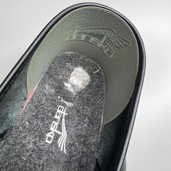 Dansko Professional Clogs Women’s Size 40 EU 9 US Black Patent Hearts - Picture 4 of 7